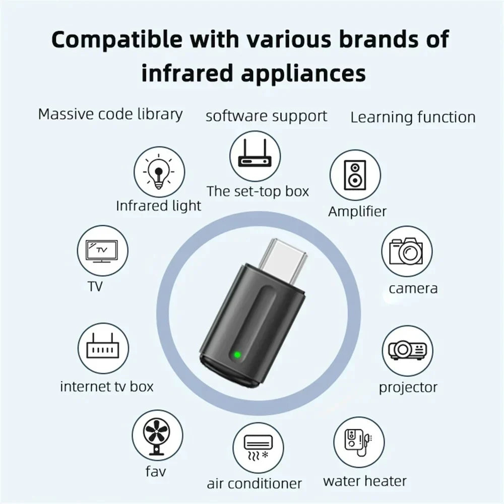 Universal Phone IR Remote Control Adapter