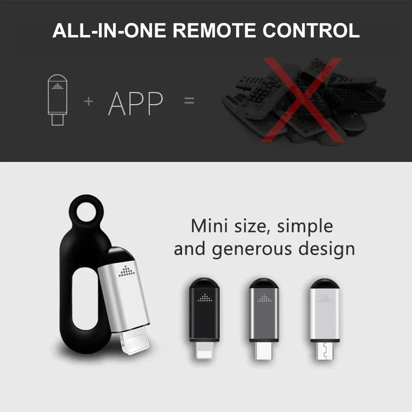 Universal Phone IR Remote Control Adapter