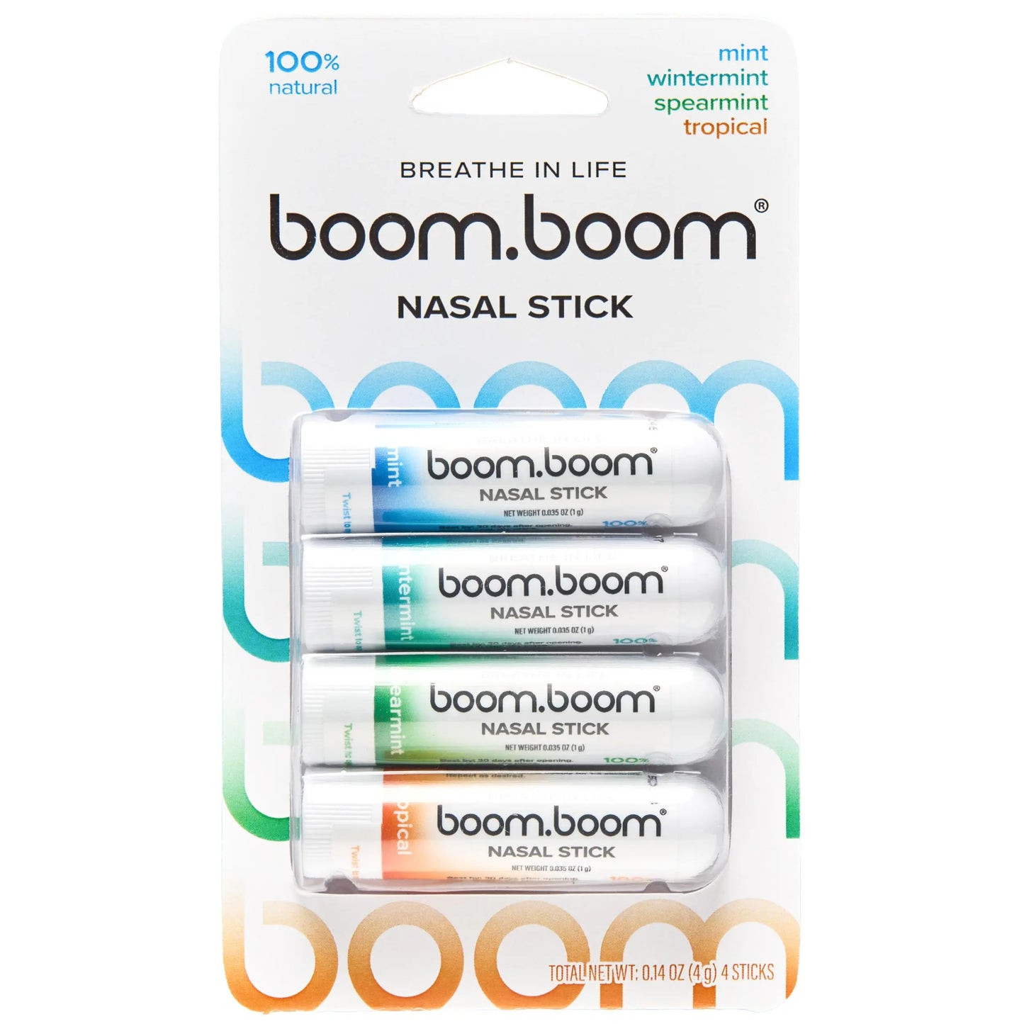 BoomBoom Nasal Stick: Shark Tank Approved Natural Essential Oil Inhaler