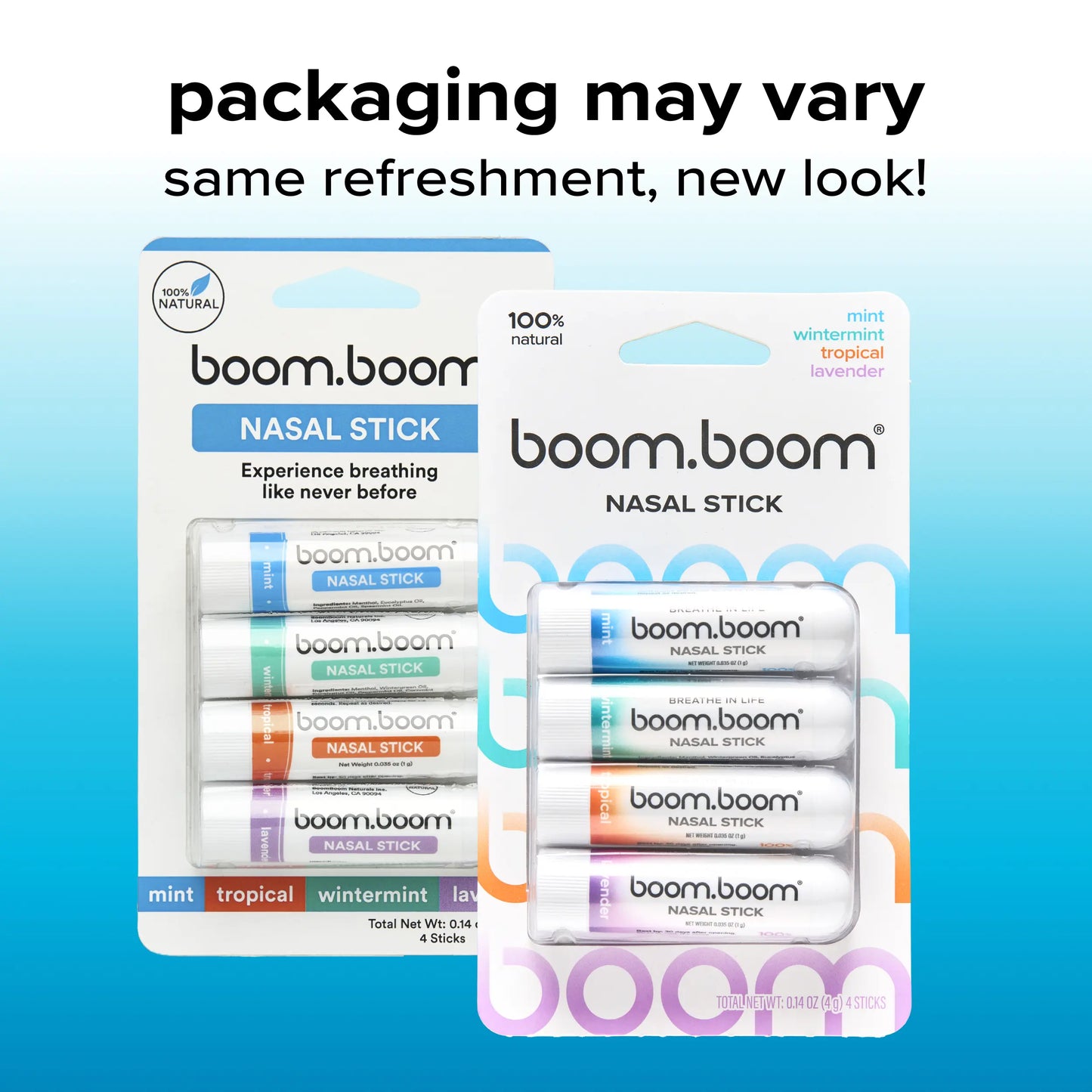 BoomBoom Nasal Stick: Shark Tank Approved Natural Essential Oil Inhaler