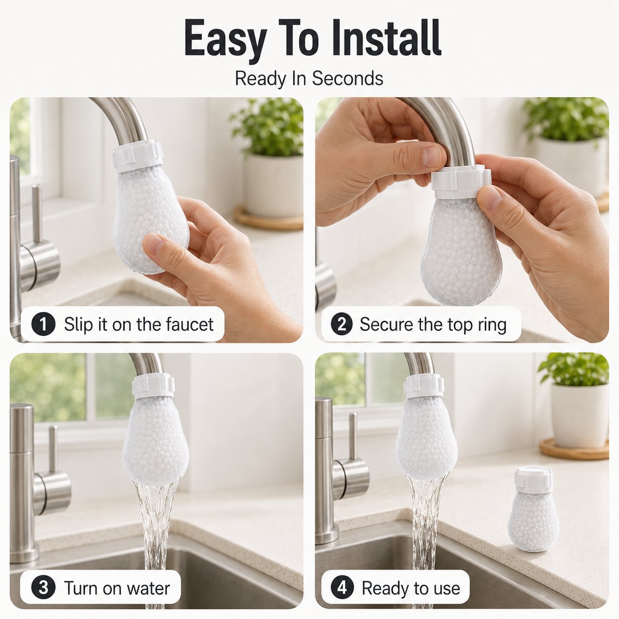 Universal Faucet Filter Cotton BagFilter Dirt