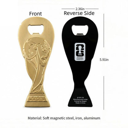 🎁 Father’s Day Gift Trophy Gold Print Beer Glass Set | Sports Fan Collectible Cup