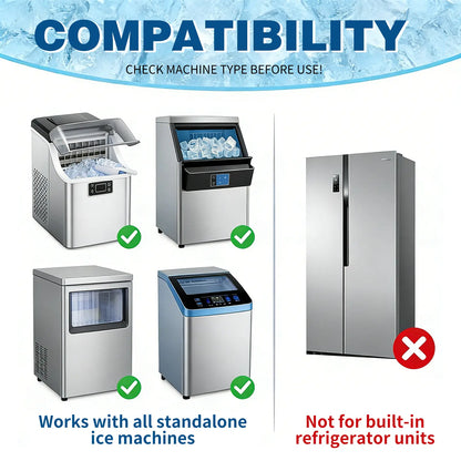 🧊Ice Maker Cleaning Tablets, Effective Descaling Tabs to Remove Scale & Odor, Safe for All Standalone Ice Mach
