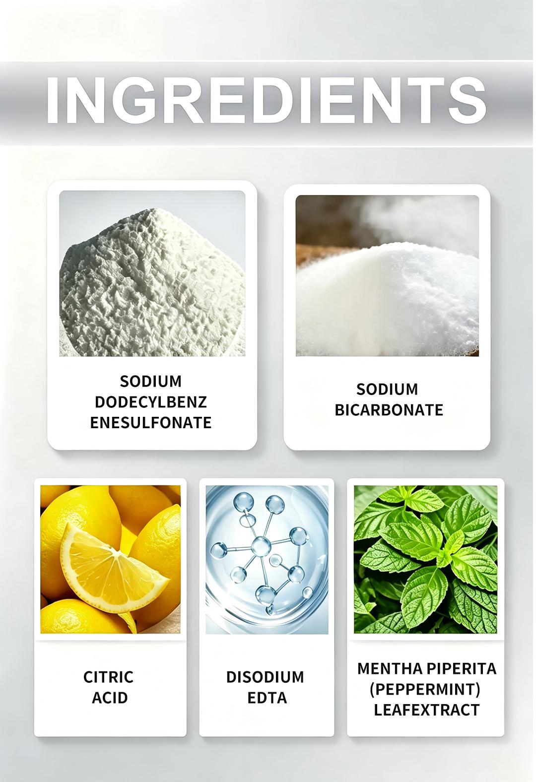 🧊Ice Maker Cleaning Tablets, Effective Descaling Tabs to Remove Scale & Odor, Safe for All Standalone Ice Mach