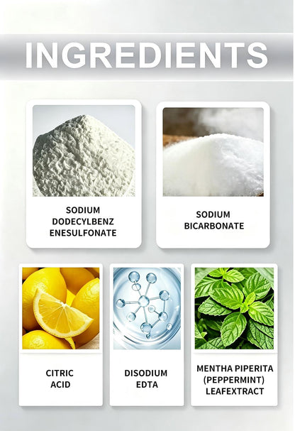 🧊Ice Maker Cleaning Tablets, Effective Descaling Tabs to Remove Scale & Odor, Safe for All Standalone Ice Mach