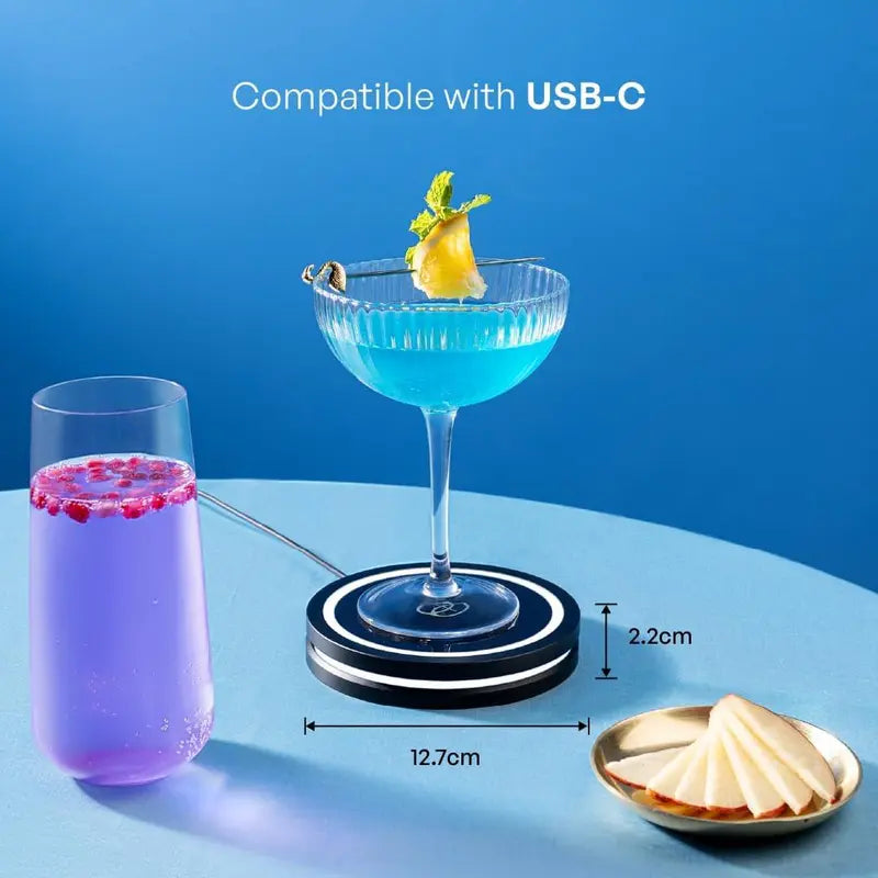 Portable 2.0 Automatic Cocktail Mixer, Mini Electric Drink Stirrer