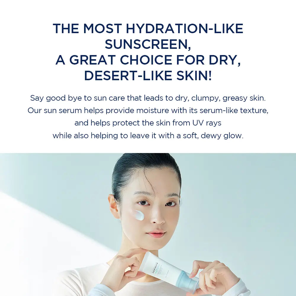 Hyalu-Cica Water-Fit Sun Serum – 50ml OTC Lightweight Sunscreen