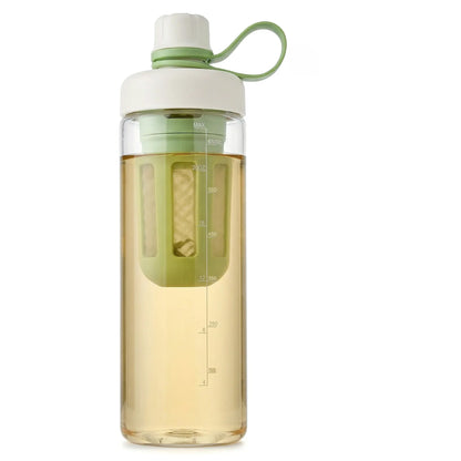SUSTEAS Reusable Portable Cold Brew Coffee Tumbler – 800ml with Digital Scale & Dual-Function Tea Filter Net