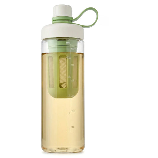 SUSTEAS Reusable Portable Cold Brew Coffee Tumbler – 800ml with Digital Scale & Dual-Function Tea Filter Net