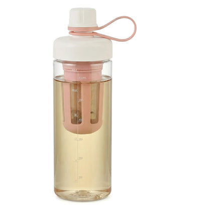 SUSTEAS Reusable Portable Cold Brew Coffee Tumbler – 800ml with Digital Scale & Dual-Function Tea Filter Net