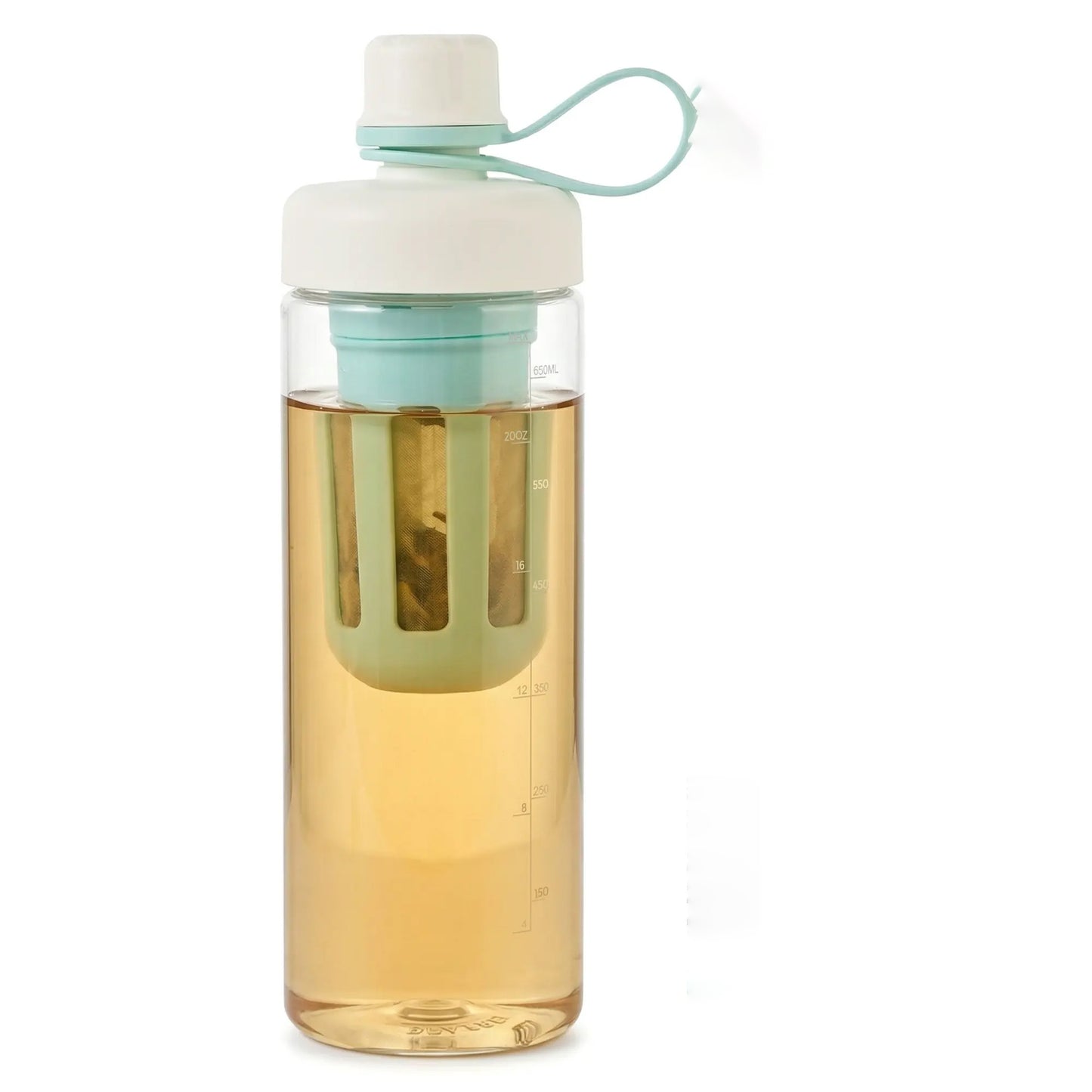 SUSTEAS Reusable Portable Cold Brew Coffee Tumbler – 800ml with Digital Scale & Dual-Function Tea Filter Net