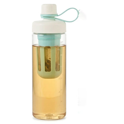SUSTEAS Reusable Portable Cold Brew Coffee Tumbler – 800ml with Digital Scale & Dual-Function Tea Filter Net