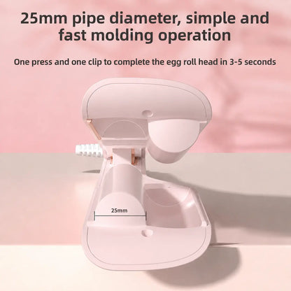 💖 25mm Deep Wave Hair Waver, Adjustable Heat Ceramic Crimper, Dual Voltage Travel Curler, Pink Styling Gift for Women