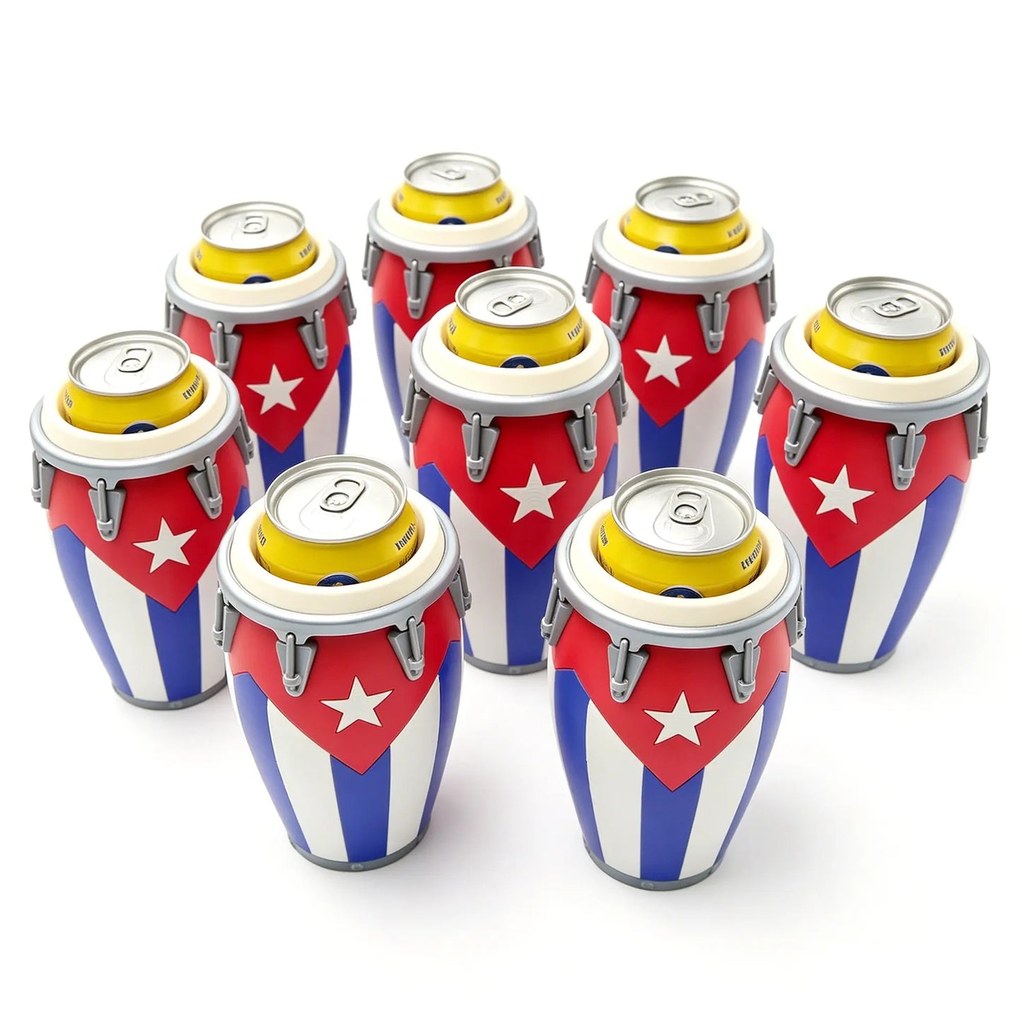 Conga Style Can Holder – 3D Printed 12oz Can Stand, Portable Drink Carrier