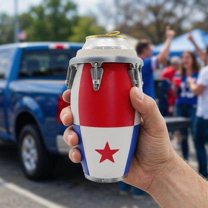 Conga Style Can Holder – 3D Printed 12oz Can Stand, Portable Drink Carrier