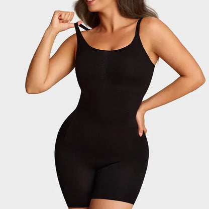 Shapewear Tummy Control Butt Lifter Bodysuit – Back Pull Down Design with Cotton Gusset