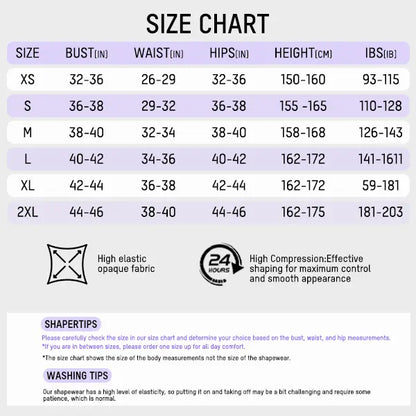 Shapewear Tummy Control Butt Lifter Bodysuit – Back Pull Down Design with Cotton Gusset