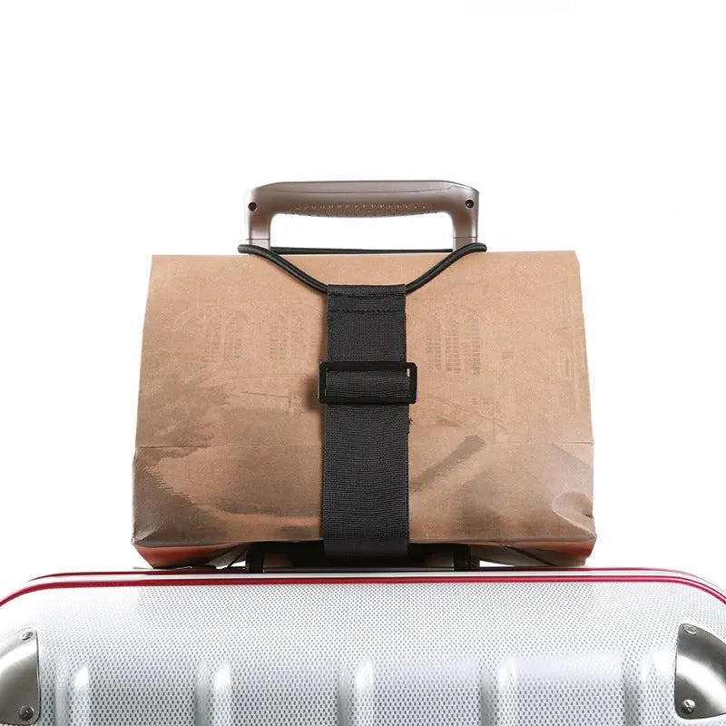 Multi-Use Strong Adjustable Luggage Connector Straps – 2-Pack Rainbow Travel Straps