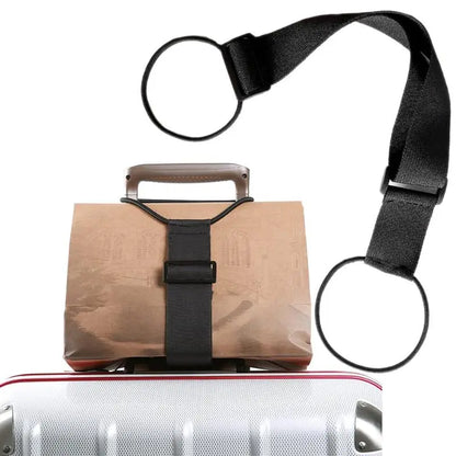 Multi-Use Strong Adjustable Luggage Connector Straps – 2-Pack Rainbow Travel Straps