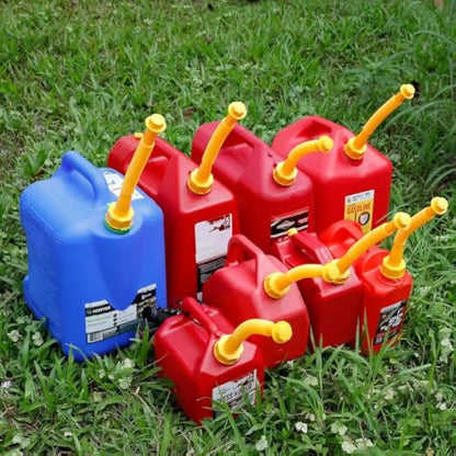 Gas Can Spout Replacement Kit – Yellow Nozzle with Gaskets (3 Kit)