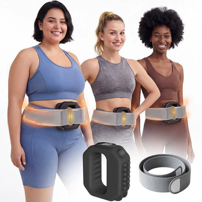 🔥2026 New Fascia Ring, Hands-Free Waist & Back Massager, Upgraded 55in Strap Cordless Muscle Recovery, Gift for Parents