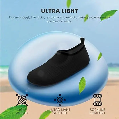 Men Women Quick Dry Water Shoes, Barefoot Aqua Socks for Beach Swim Yoga River Hiking