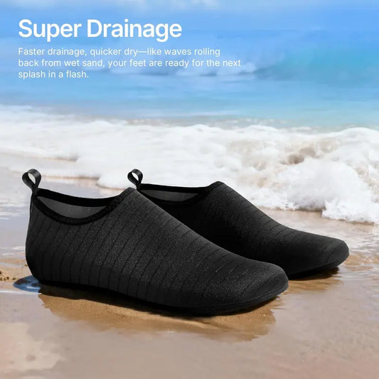 Men Women Quick Dry Water Shoes, Barefoot Aqua Socks for Beach Swim Yoga River Hiking