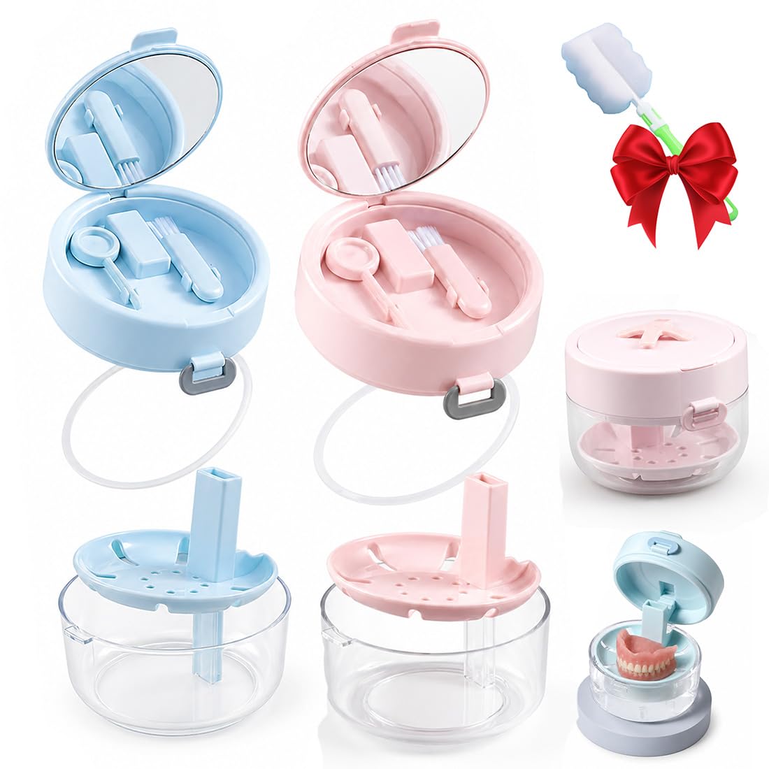 All-In-One Retainer Case – Clean, Rinse & Store in One Compact Portable Design