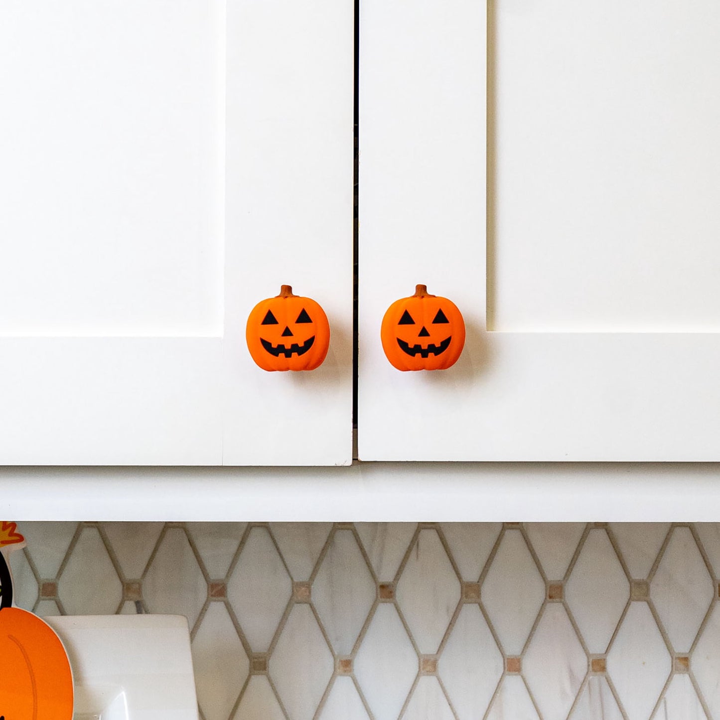 Decorative Knob Covers – Jack-o'-Lantern 12-Pack