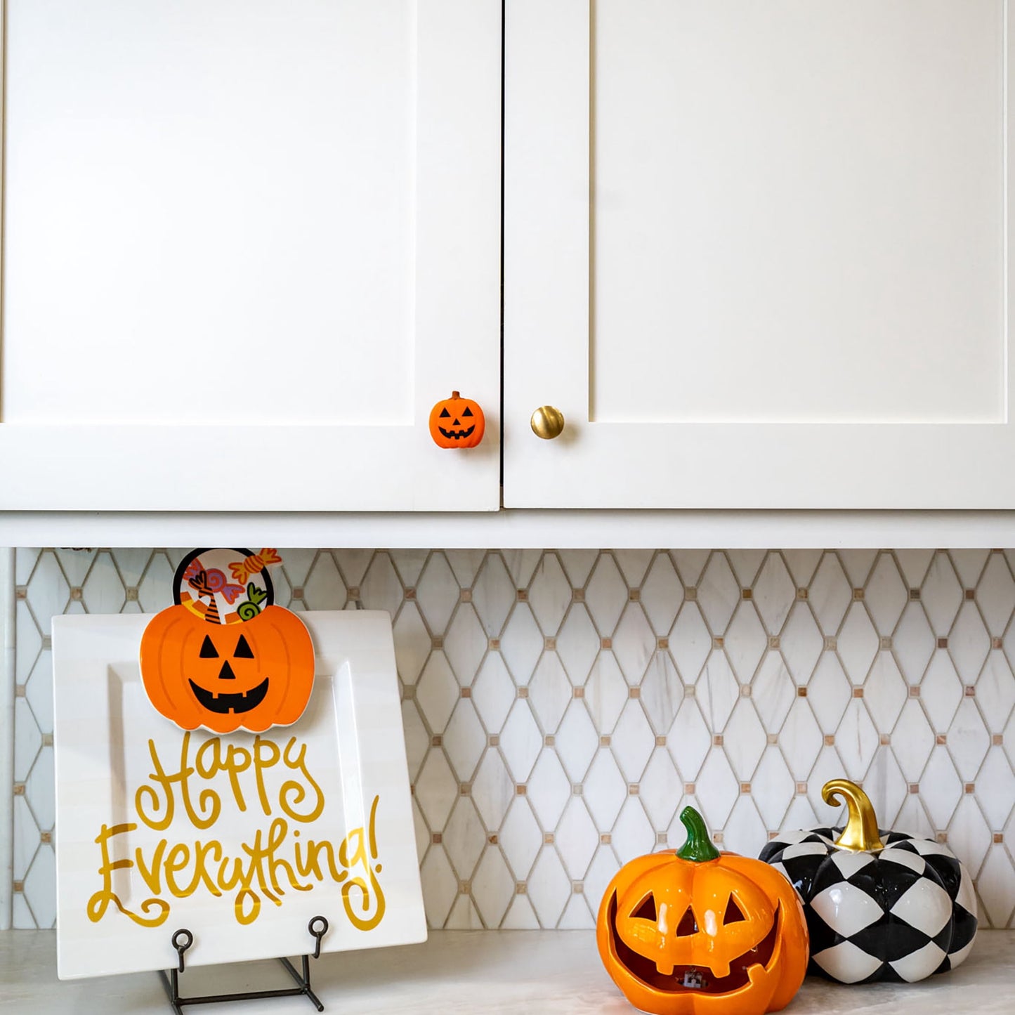 Decorative Knob Covers – Jack-o'-Lantern 12-Pack