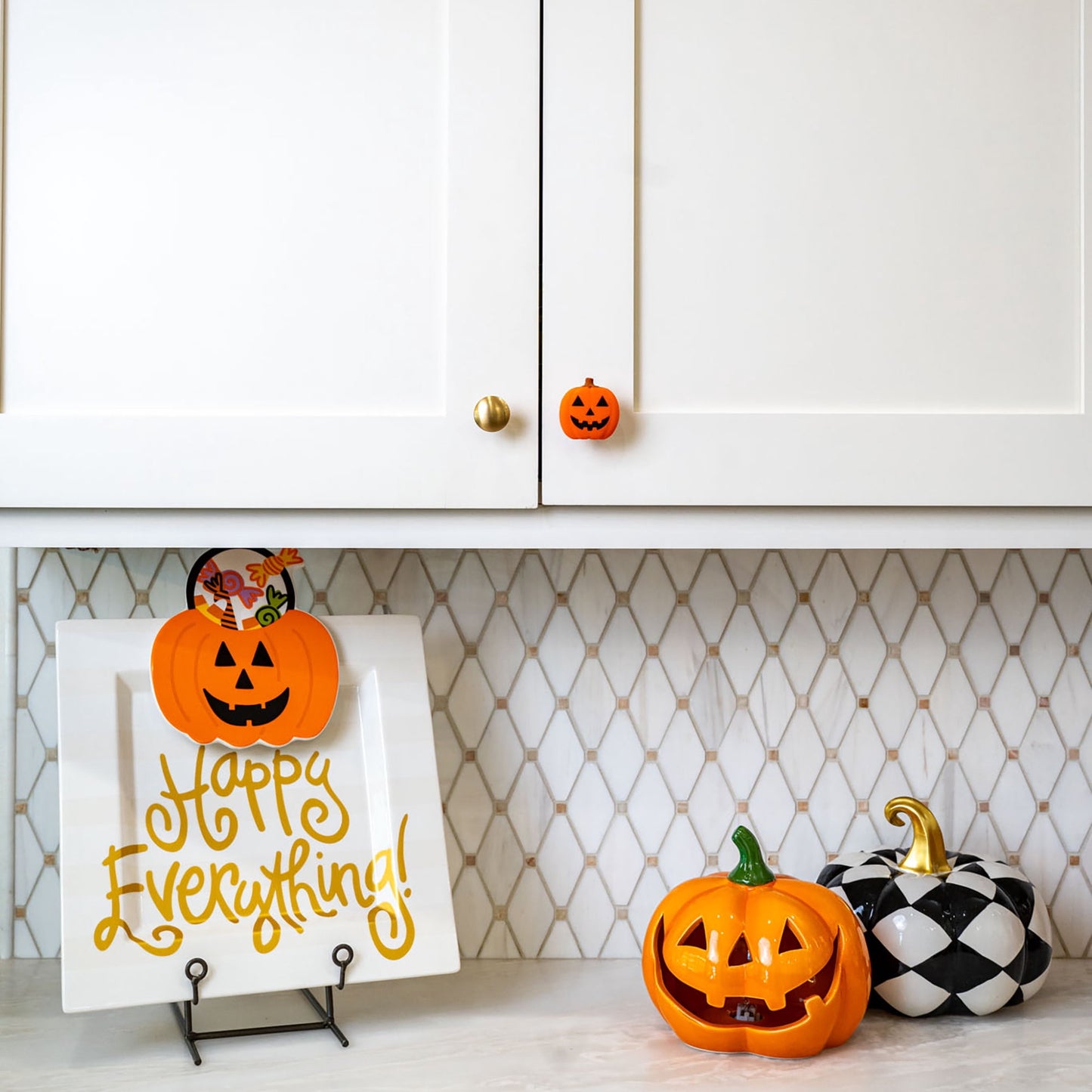 Decorative Knob Covers – Jack-o'-Lantern 12-Pack