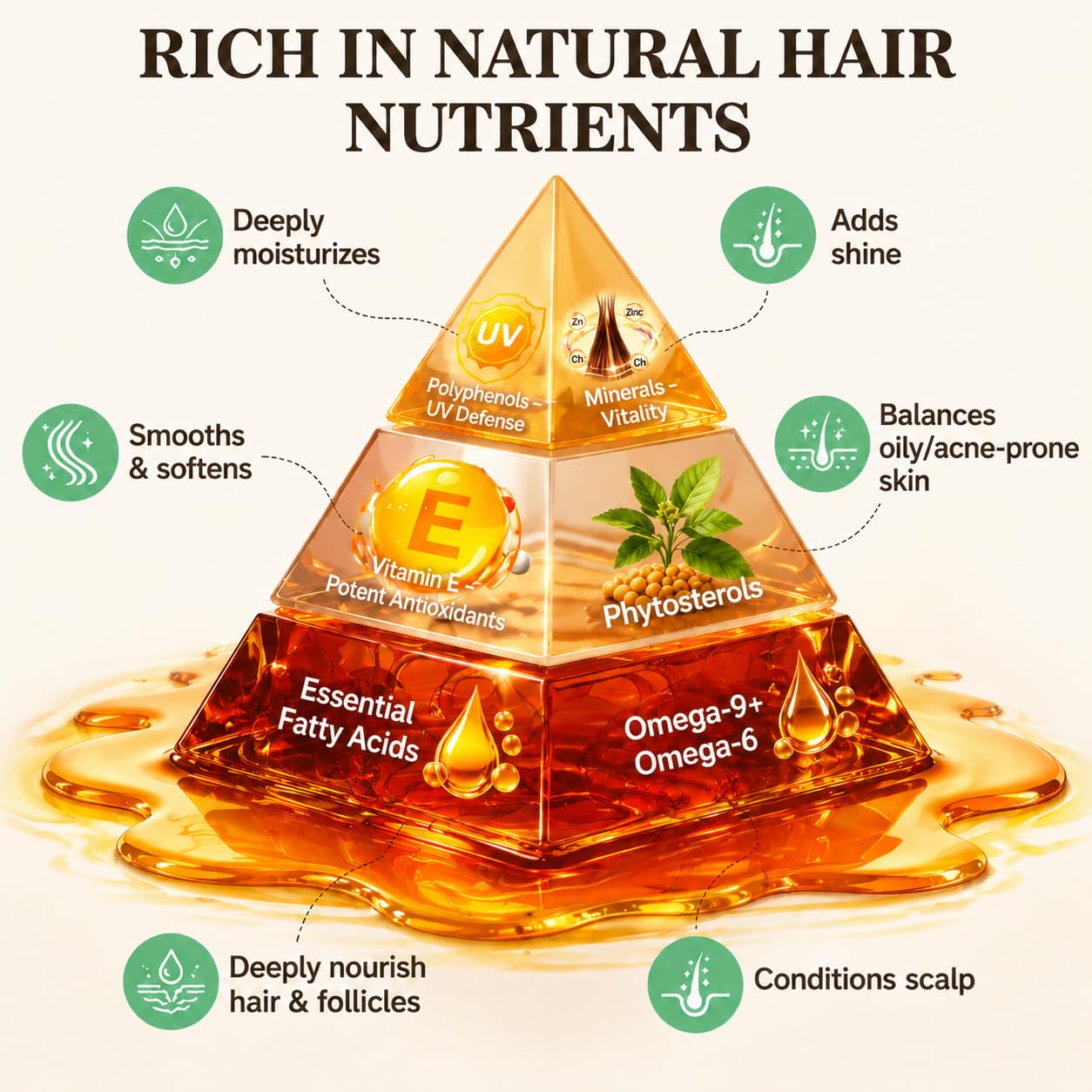 100% Raw Batana Oil – Unrefined Conditioning Hair & Scalp Oil from Honduras