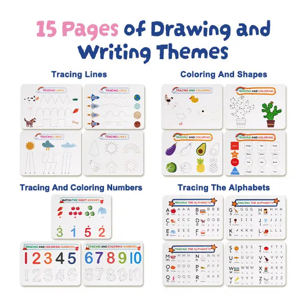 📚 Preschool Learning Activity Book – 30 Hands-On Activities
