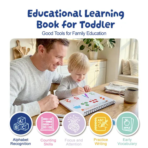 📚 Preschool Learning Activity Book – 30 Hands-On Activities
