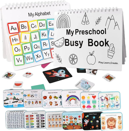 📚 Preschool Learning Activity Book – 30 Hands-On Activities