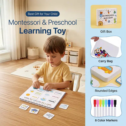 📚 Preschool Learning Activity Book – 30 Hands-On Activities