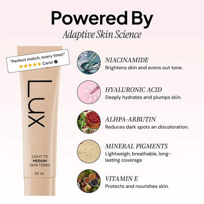 Color Changing Foundation – Adapts to Your Skin Tone for Flawless, Buildable Coverage