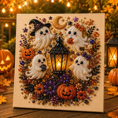 👻✨ Halloween Pearl Art DIY Kit – Turn Tiny Pearls into Spooky-Cute Magic