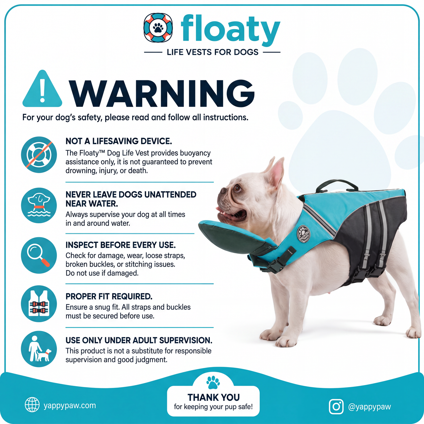 🐶 Keep Your Dog Safer in the Water — Rescue Life Jacket | 49% OFF 🌊