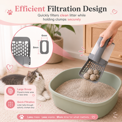 🐾 The Mess-Free Cat Litter Scoop — Scoop, Bag & Toss!