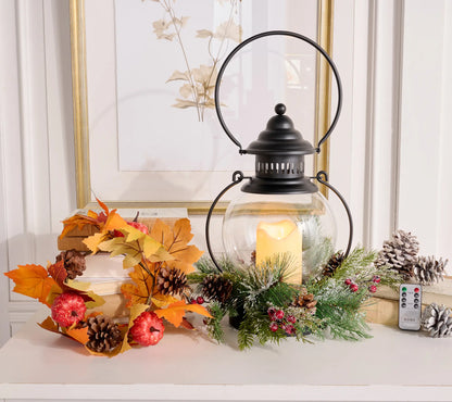 Home Reflections Indoor/Outdoor 16" Hanging Lantern