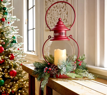 Home Reflections Indoor/Outdoor 16" Hanging Lantern