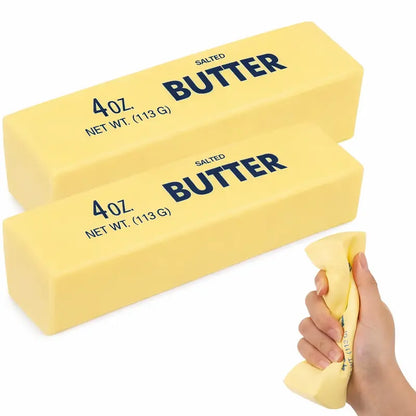 2PCS 🧈 Slow-Rising Butter Squishy Toys