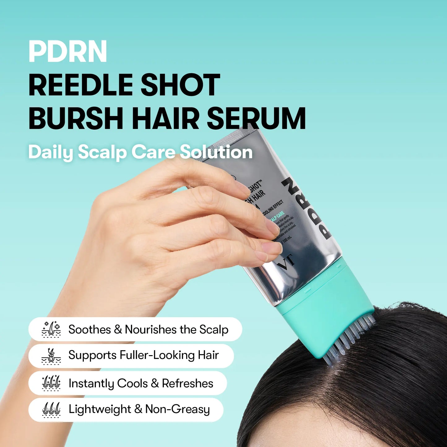 🪮Root-Boosting Scalp Brush Serum – Fuller-Looking Hair & Daily Care