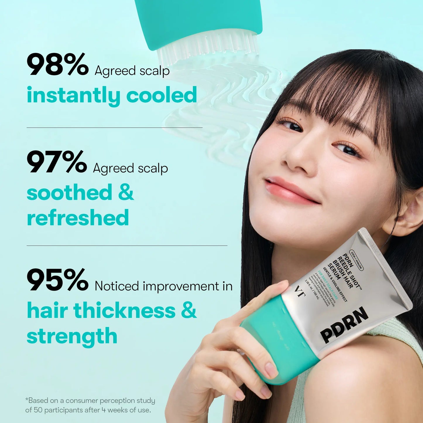 🪮Root-Boosting Scalp Brush Serum – Fuller-Looking Hair & Daily Care