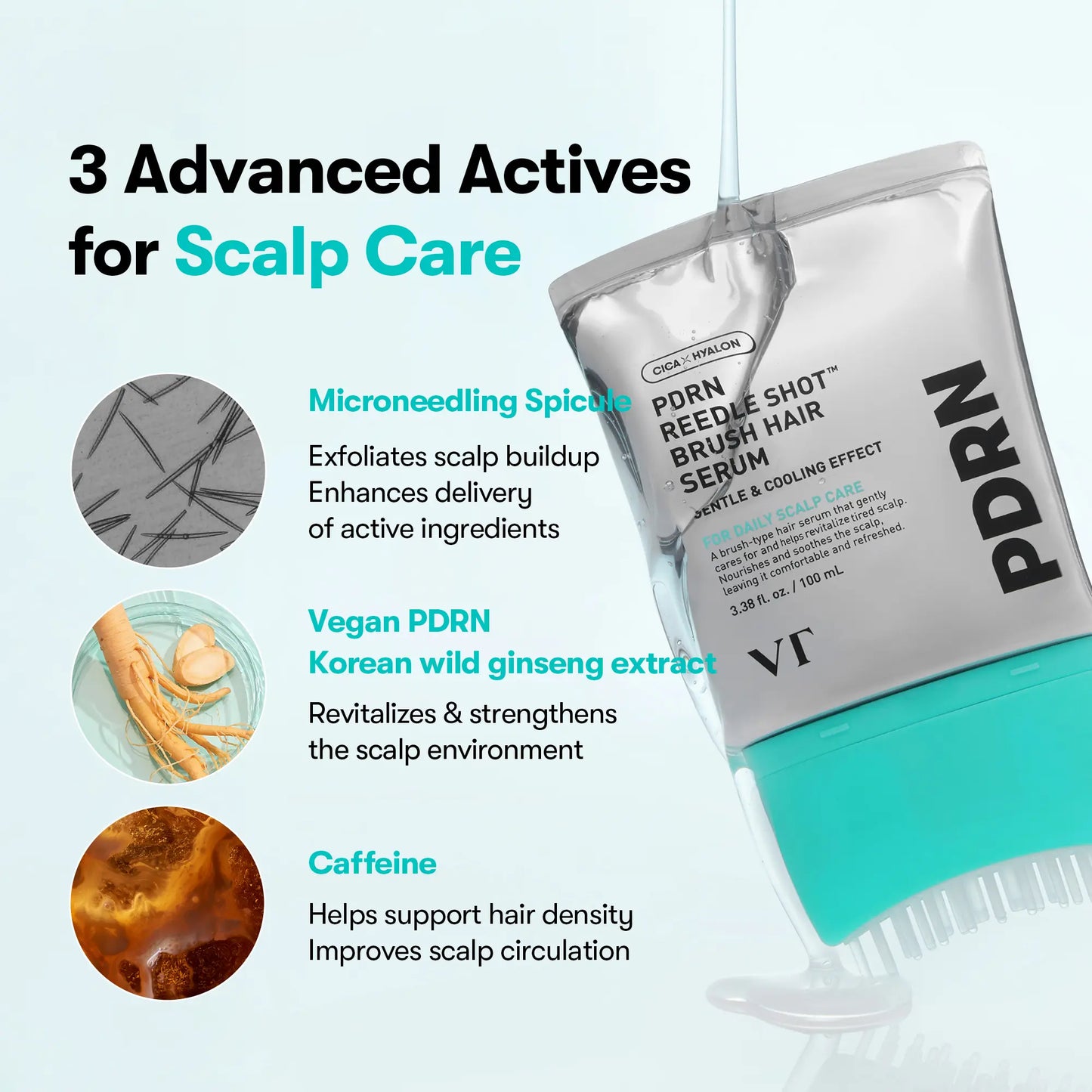 🪮Root-Boosting Scalp Brush Serum – Fuller-Looking Hair & Daily Care