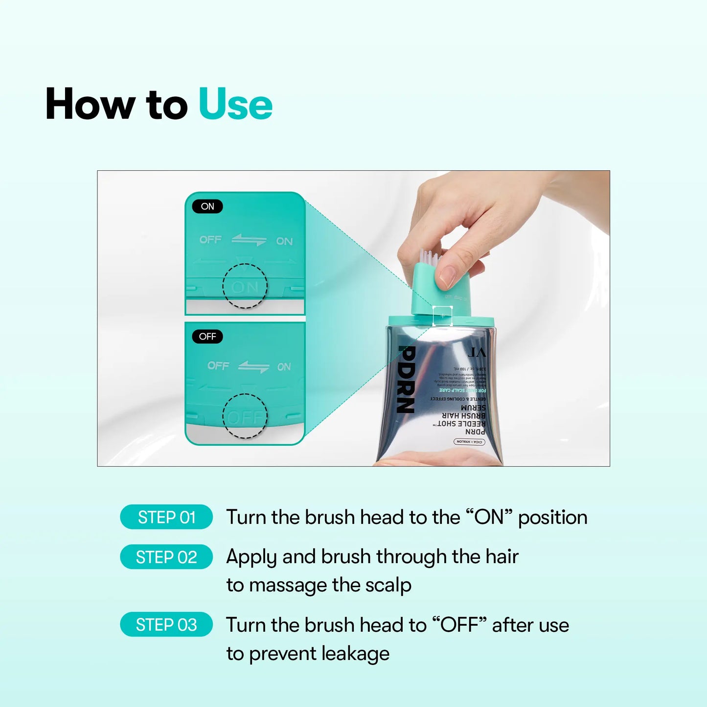 🪮Root-Boosting Scalp Brush Serum – Fuller-Looking Hair & Daily Care