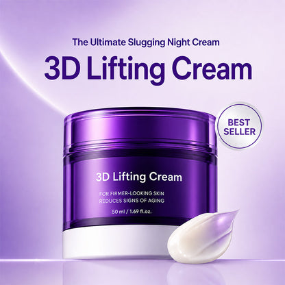 ✨ 3D Lifting Night Cream | Firm, Lift & Smooth Skin While You Sleep 🌙