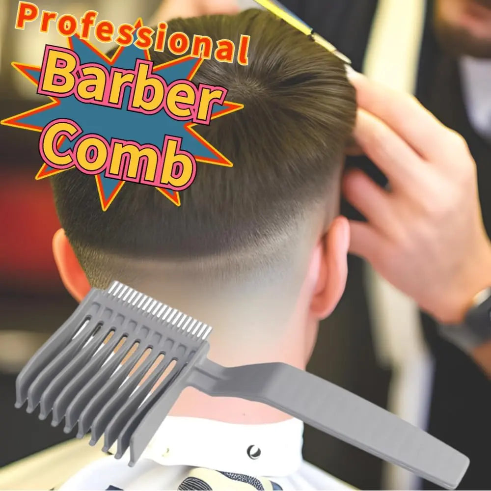 3PCS Men's Barber Fade Combs – Precision Haircutting Tools for Professional Barbers & Home Use