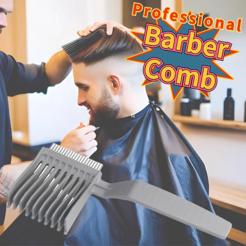 3PCS Men's Barber Fade Combs – Precision Haircutting Tools for Professional Barbers & Home Use